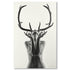 Antlered Woman Canvas Wall Art