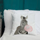 Zebra Bubble Gum Pillow