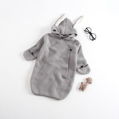 Knitted Baby Bunny Sleepsuit