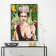 Frida Kahlo Tropical Canvas Wall Art