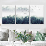 Nordic Forest Canvas Wall Art