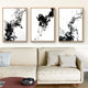 Ink Abstract Canvas Wall Art